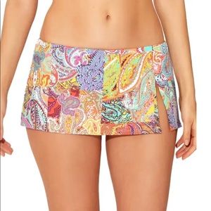 BLEU BY ROD BEATTIE
Skirted Hipster Bikini Bottoms In Multi